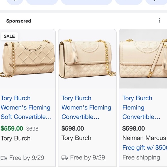 TORY BURCH Fleming soft convertible bag - Picture 5 of 6